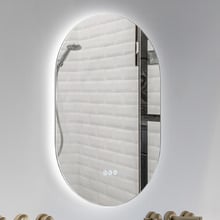 Meteo Oval LED Bathroom Mirror